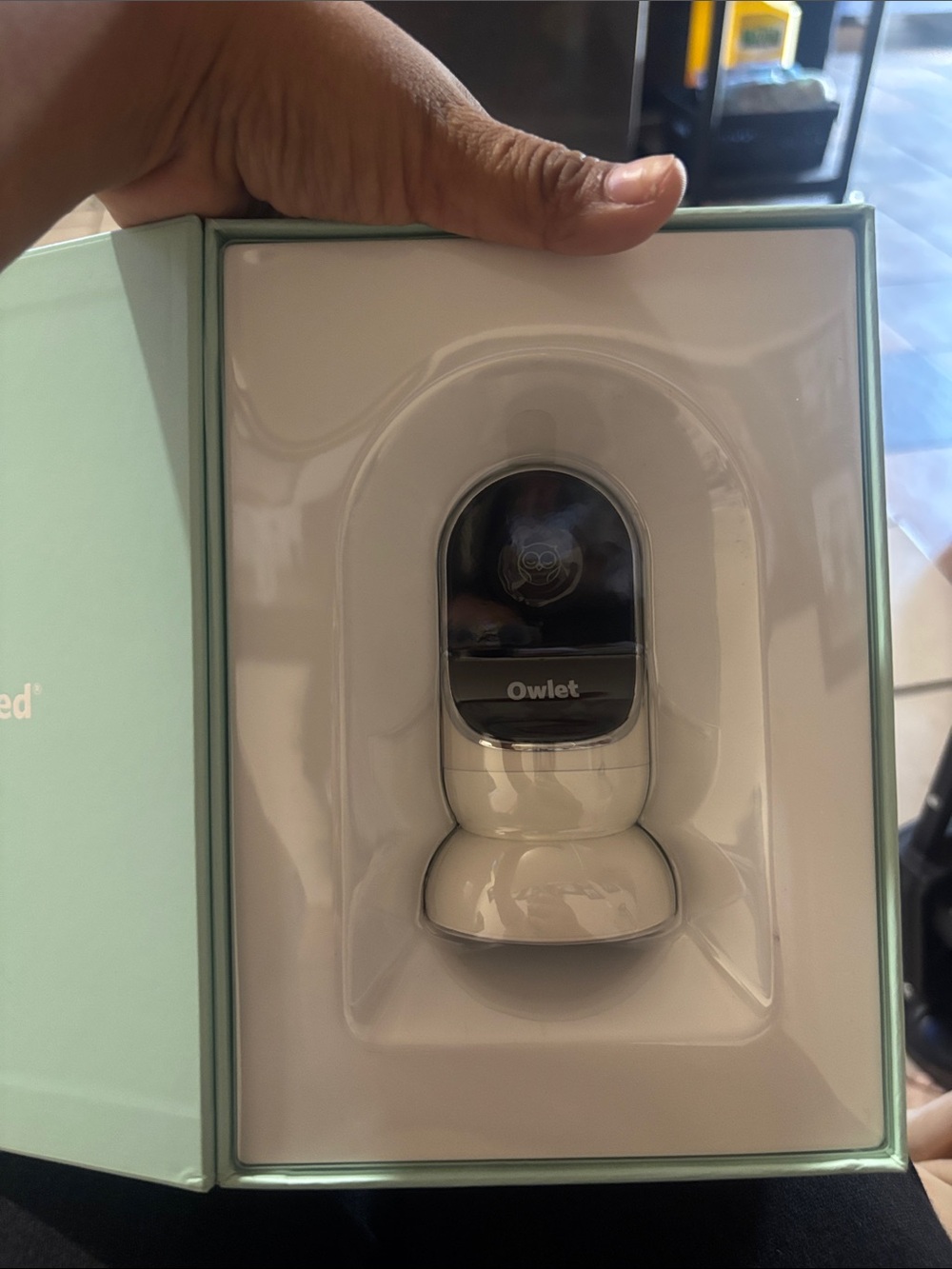 Owlet White Baby Monitor Camera with Pan & Tilt